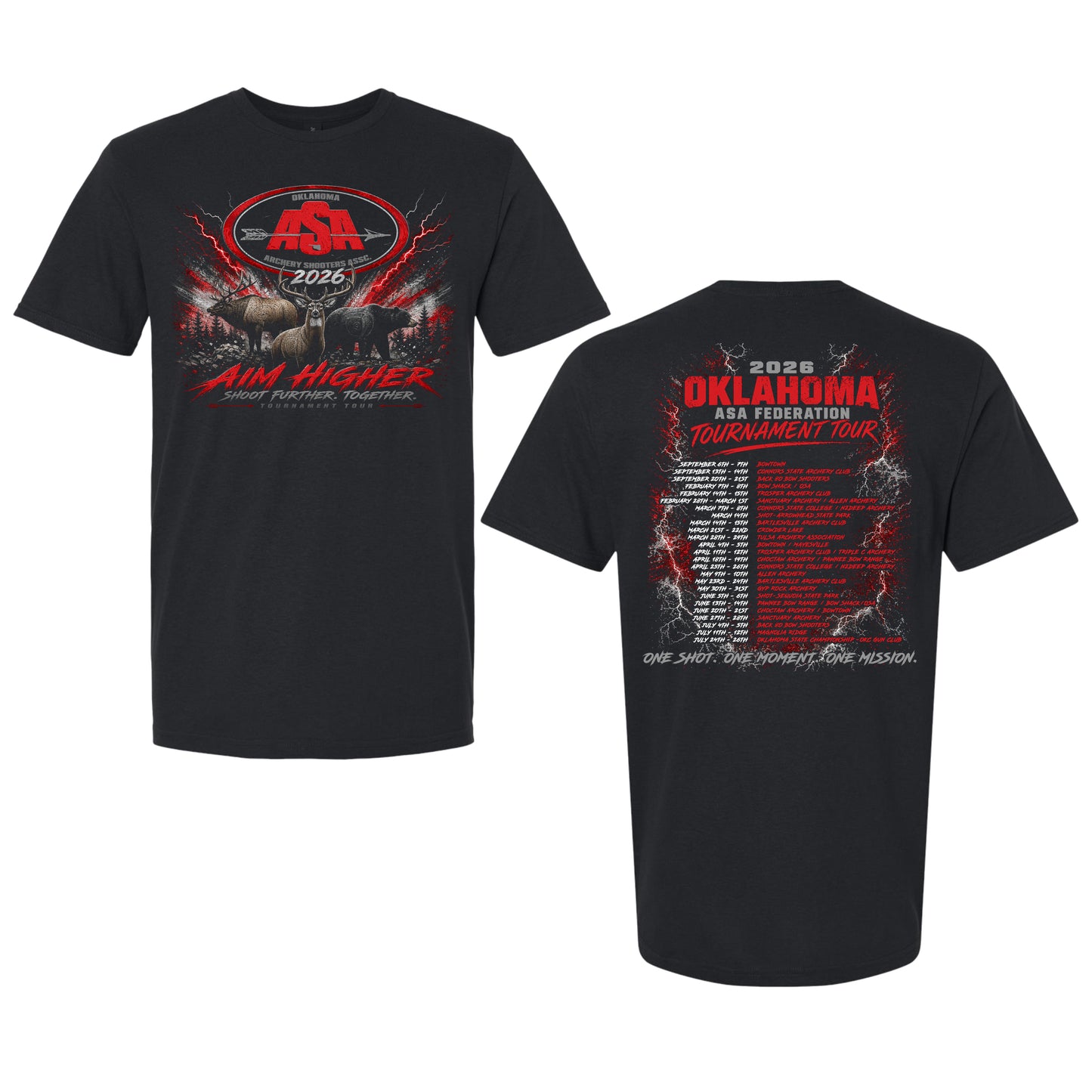 **PRE-ORDER** 2026 ASA AIM HIGHER TOUR SHIRT - CLOSE DATE 5/15 @ 10PM