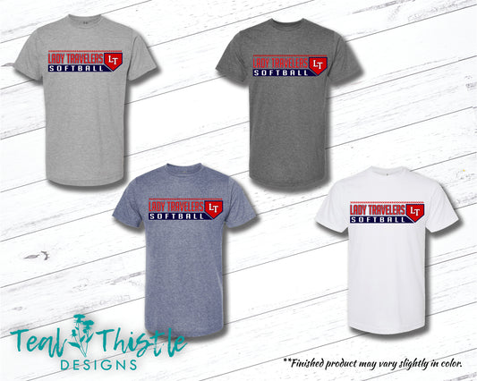 Lady Travelers Softball Classic Tee