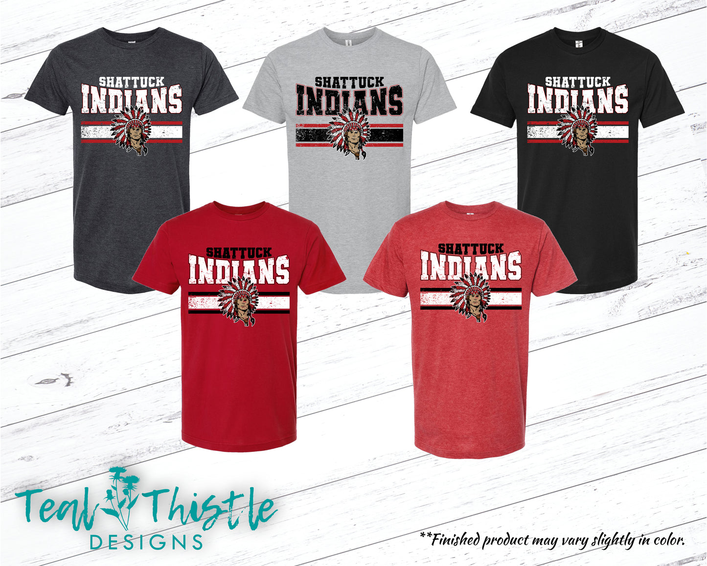 SHATTUCK INDIANS DISTRESSED
